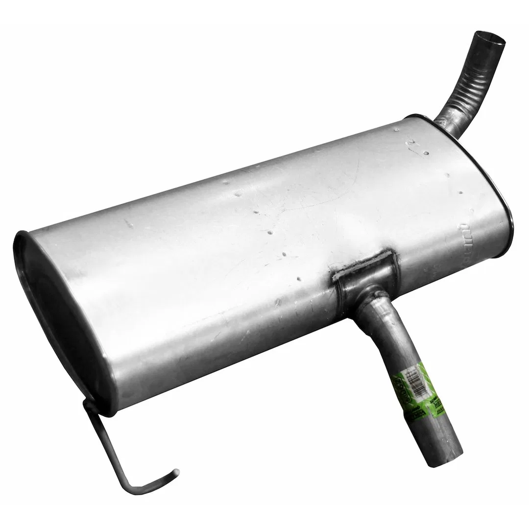 50062 – WALKER EXHST Exhaust Muffler, OE Replacement 11 Inch Width x 5-1/2 Inch Height Oval Aluminized Steel Case Sin...